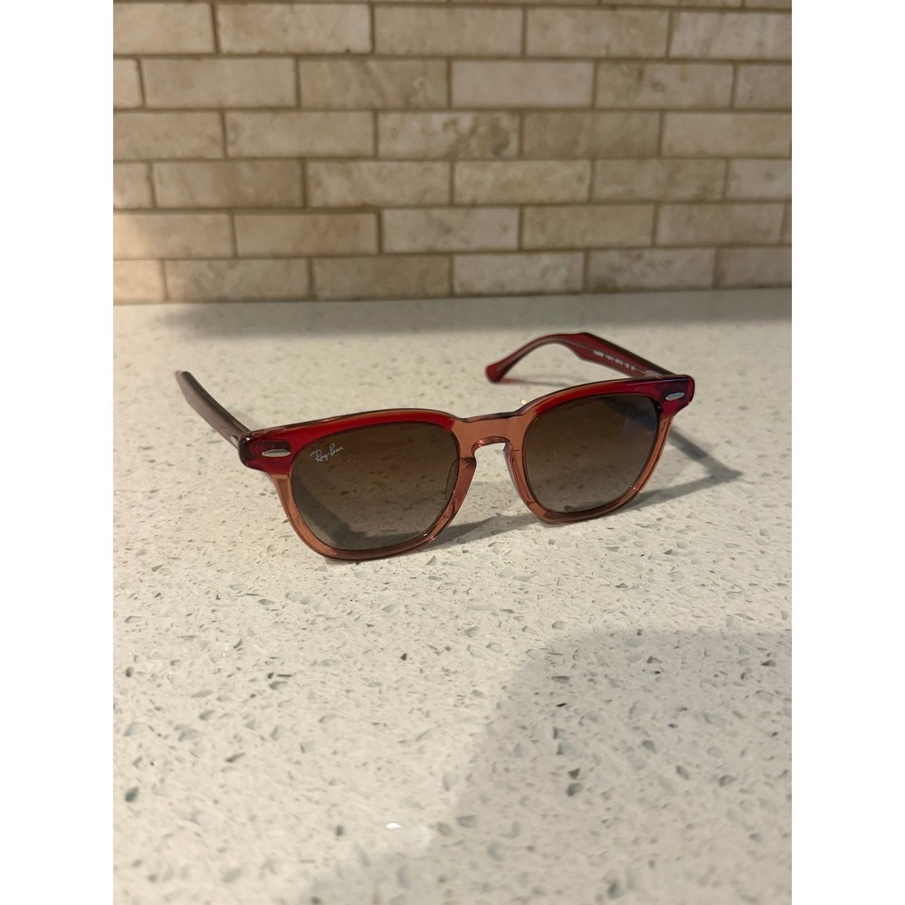 Ray-Ban Junior Sunglasses RJ9098S 715413 45-18 Red Orange/Brown Gradient